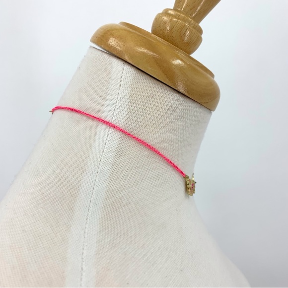 Stella & Dot Girls' Pink and Orange Butterfly Necklace - Picture 7 of 16